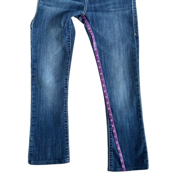 Rock & Republic Kasandra Jeans women sz 4 embellished Bootcut Moto Boho Edgy - Picture 10 of 13